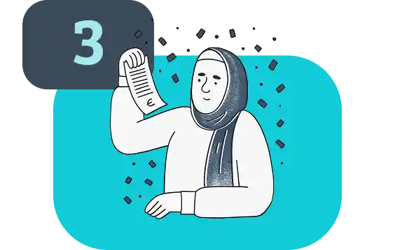 Klant krijgt zijn geld