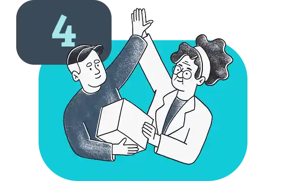 Product wordt verkocht